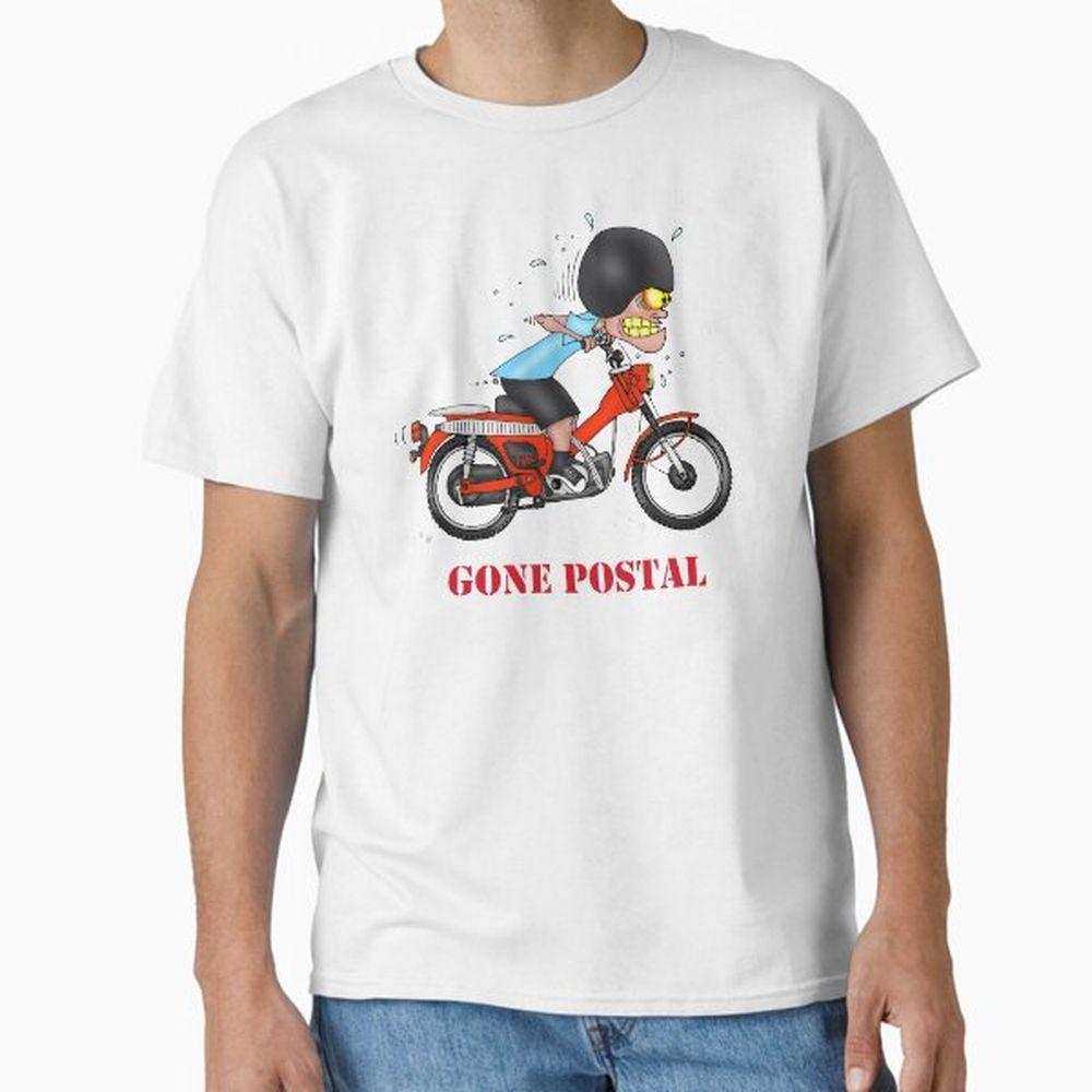 Gone Postal Honda Postie Bike Motorcycle Version 2 Tshirt Gone Postal Honda Postie Bike Motorcycle Version 2 Tshirt